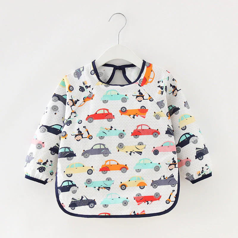 Baby Dinner Coverall Bib Spring And Autumn Long Sleeve Apron - Image 5