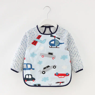 Baby Dinner Coverall Bib Spring And Autumn Long Sleeve Apron - Image 6