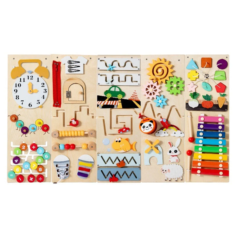 Baby Early Education Enlightenment Multi-functional Wall Game Children's Exploration Cognitive Exercise - Image 5
