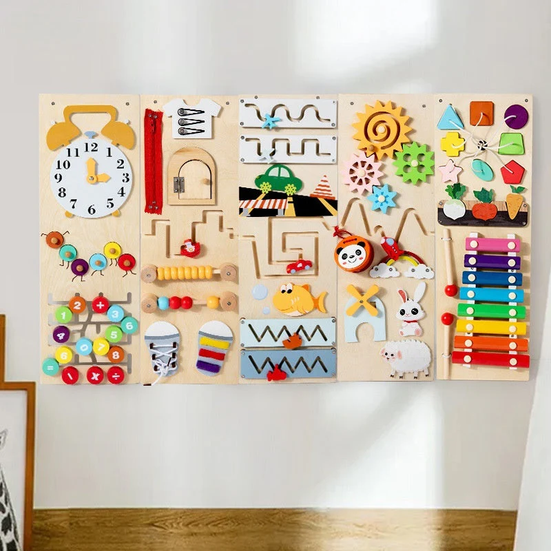 Baby Early Education Enlightenment Multi-functional Wall Game Children's Exploration Cognitive Exercise - Image 6