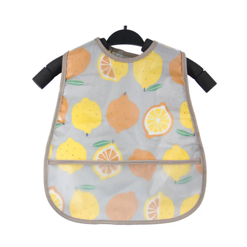 Baby eating bib girl baby waterproof children male painting apron - Image 8