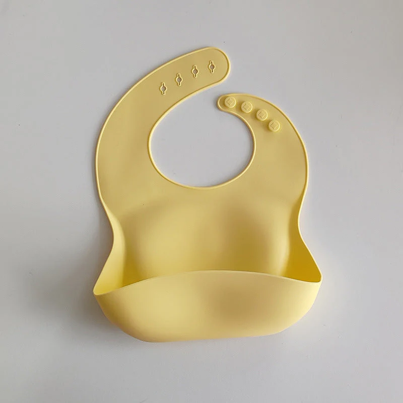 Baby Eating Bib Ins Wind Lightweight Super Soft Silicone Bib - Image 10