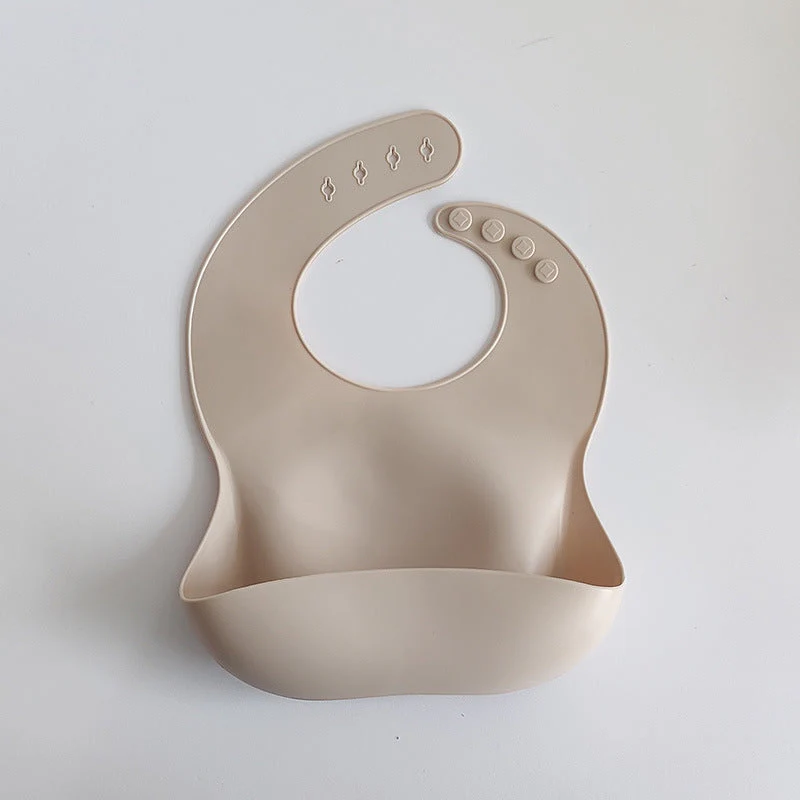 Baby Eating Bib Ins Wind Lightweight Super Soft Silicone Bib - Image 12