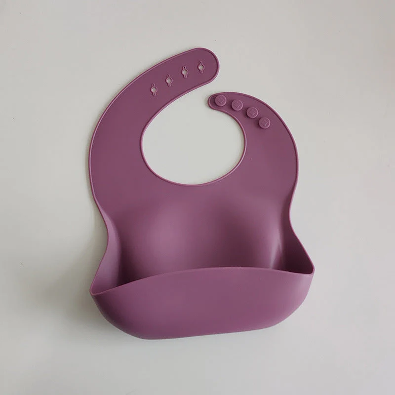 Baby Eating Bib Ins Wind Lightweight Super Soft Silicone Bib - Image 15