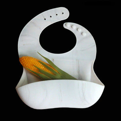 Baby Eating Bib Ins Wind Lightweight Super Soft Silicone Bib - Image 3