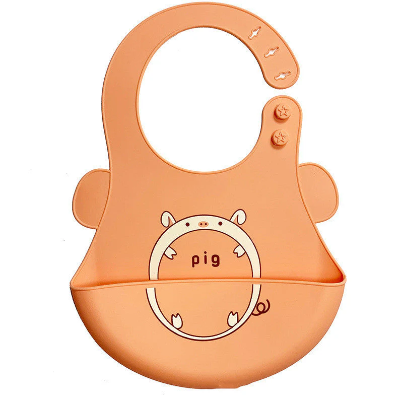 Baby Eating Silicone Bib Baby Stereo Waterproof - Image 11