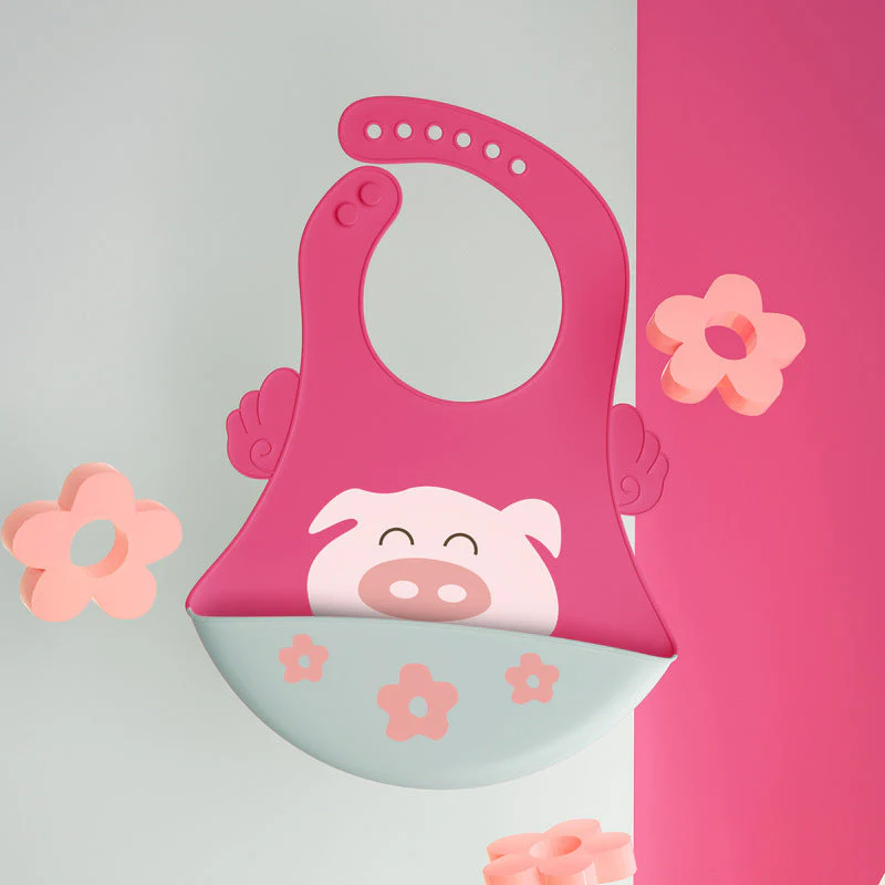 Baby Eating Silicone Bib Baby Stereo Waterproof - Image 13