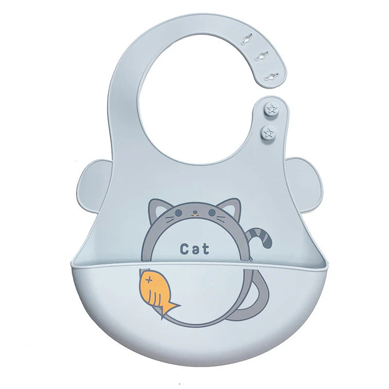 Baby Eating Silicone Bib Baby Stereo Waterproof - Image 17