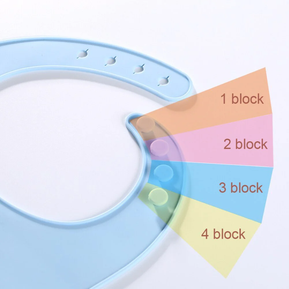 Baby food Bib baby meal silicone saliva bag - Image 4