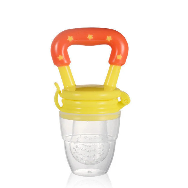 Baby Food Feeder with Pacifier Clip Holder Infant Baby Teether Fruit Feeder Pacifier Infant Food Pacifier Silicone Teething Toys - Image 2