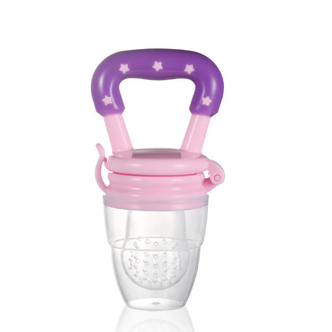 Baby Food Feeder with Pacifier Clip Holder Infant Baby Teether Fruit Feeder Pacifier Infant Food Pacifier Silicone Teething Toys - Image 4