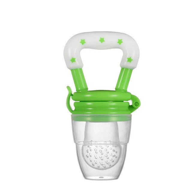 Baby Food Feeder with Pacifier Clip Holder Infant Baby Teether Fruit Feeder Pacifier Infant Food Pacifier Silicone Teething Toys - Image 5