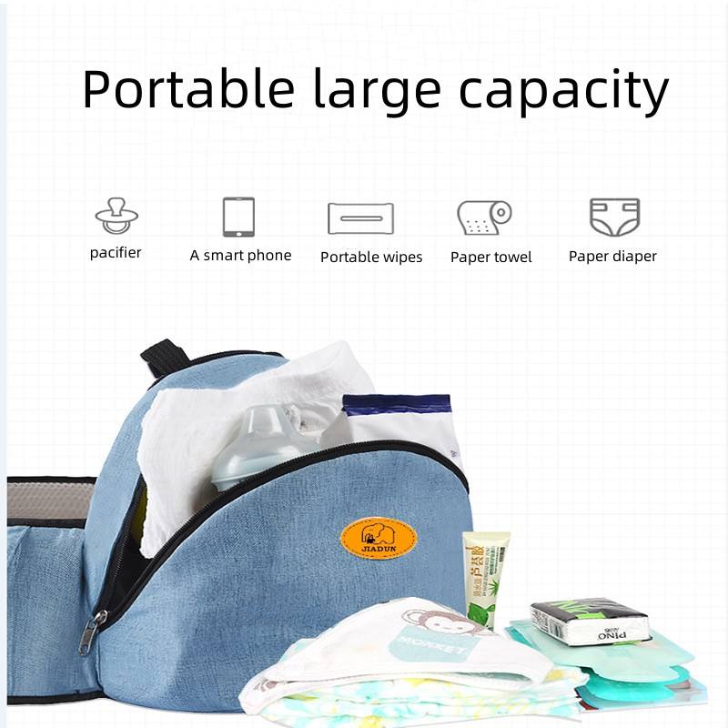 Baby Hip Seat Carrier Baby Waist Stool For Child Infant Toddler With Adjustable Strap Buckle Pocket Soft Inner Huge Storage Ergonomic Baby Carrier Infant Kid Baby Hipseat Sling - Image 4
