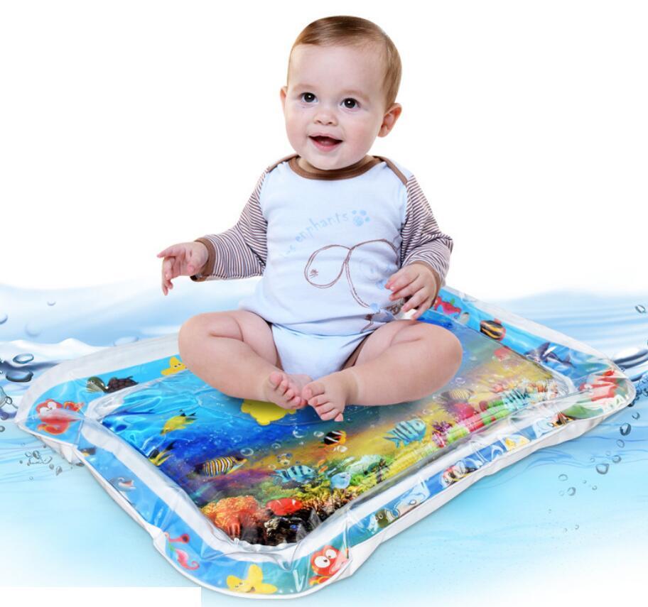Baby Inflatable Water Mat, Infants Summer Beach Water Mat Patted Pad Water Cushion For Infants Toddlers Summer Activity Play Toys Baby Pillows - Image 3