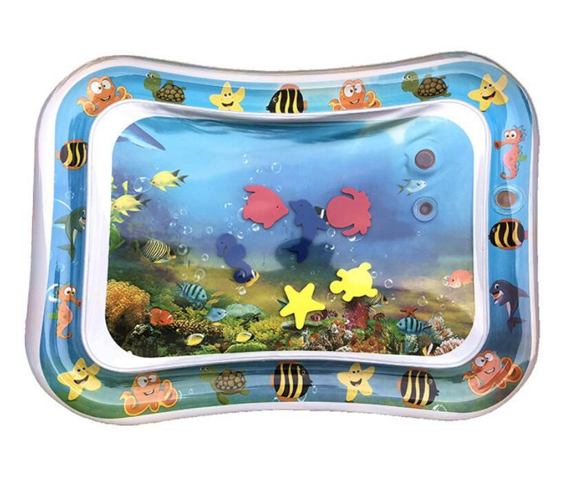 Baby Inflatable Water Mat, Infants Summer Beach Water Mat Patted Pad Water Cushion For Infants Toddlers Summer Activity Play Toys Baby Pillows - Image 4