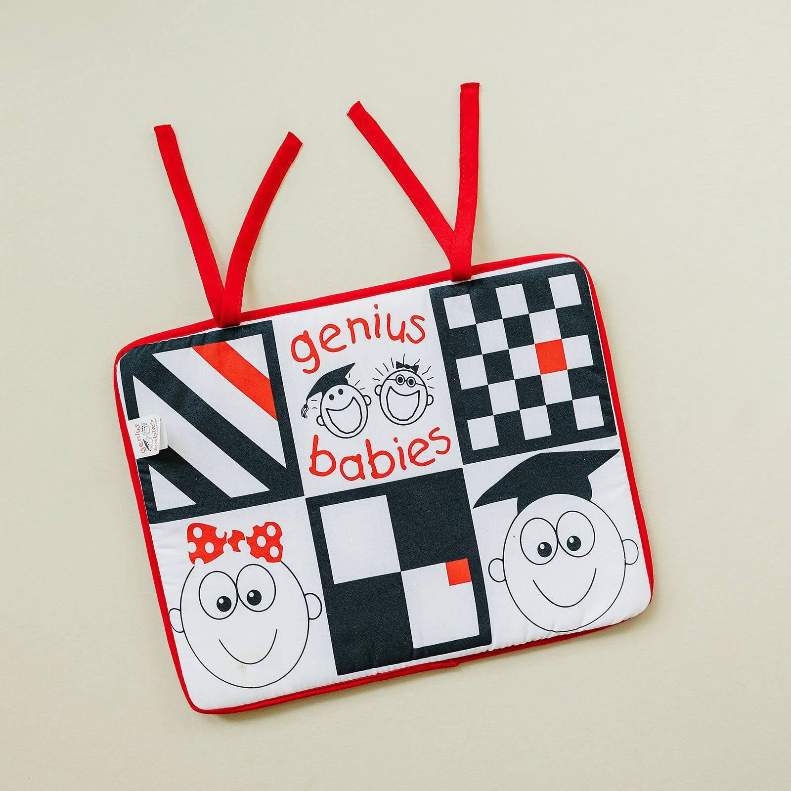 Baby Mirror for Crib or Car in High Contrast Colors - Image 2