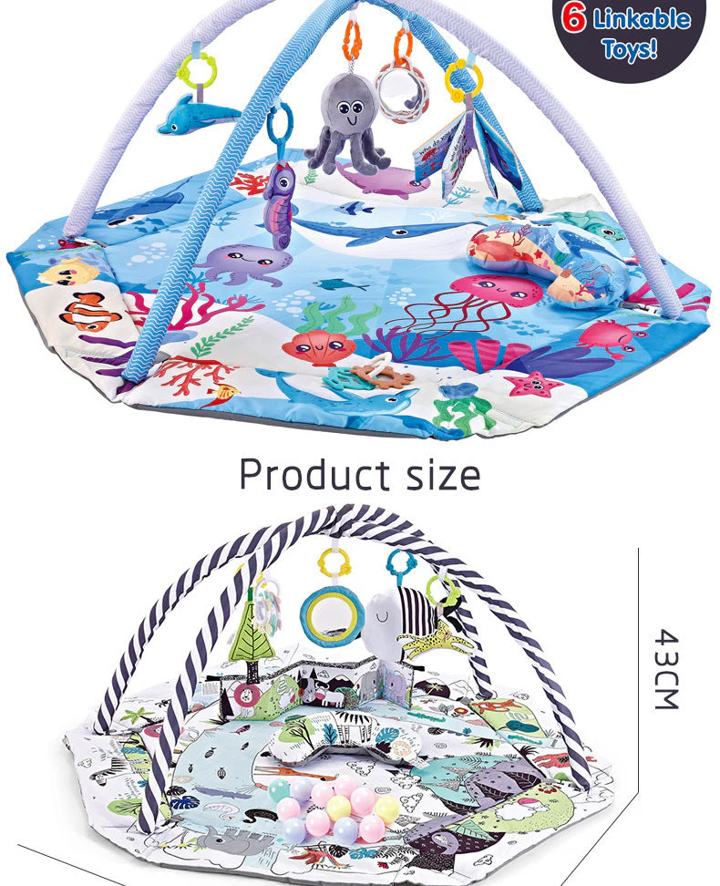 Baby Ocean Ball Fence Fitness Frame - Image 2