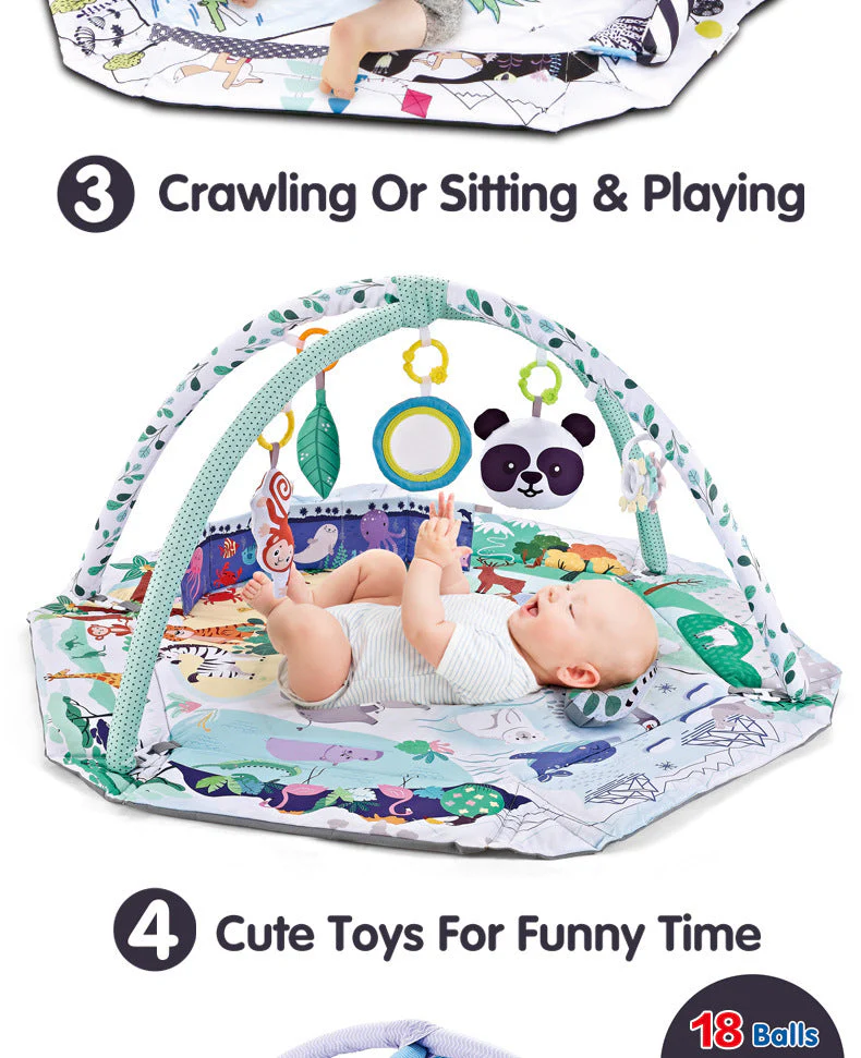 Baby Ocean Ball Fence Fitness Frame - Image 3