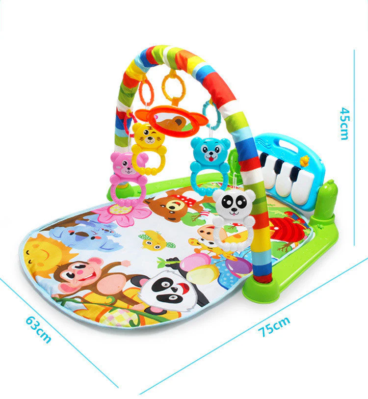 Baby Pedal Piano Baby Music Fitness Stand Toy Baby Fitness Device - Image 4