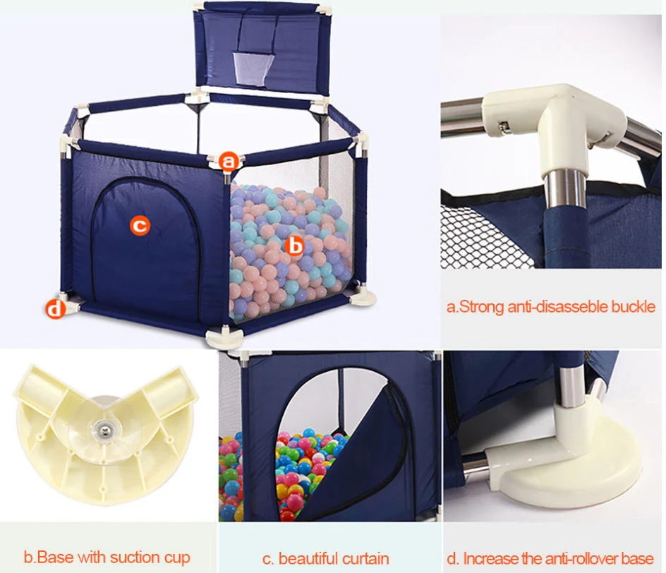 Baby Portable Playpen Play Yard - Image 7