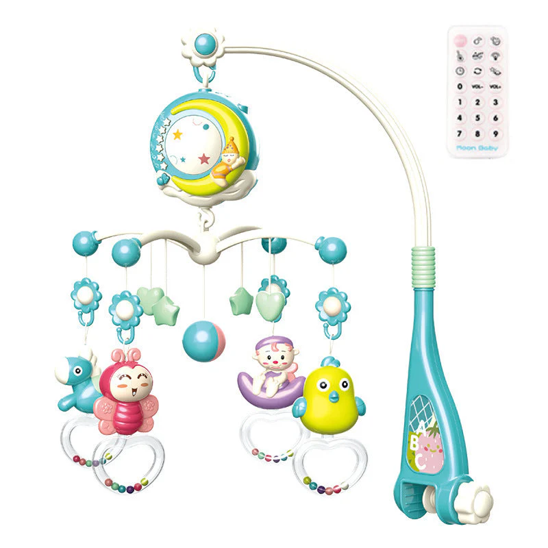 Baby Rattles Crib Mobiles Toy Holder Rotating Mobile Bed Bell Musical Box Projection Newborn Infant Baby Boy Toys - Image 11