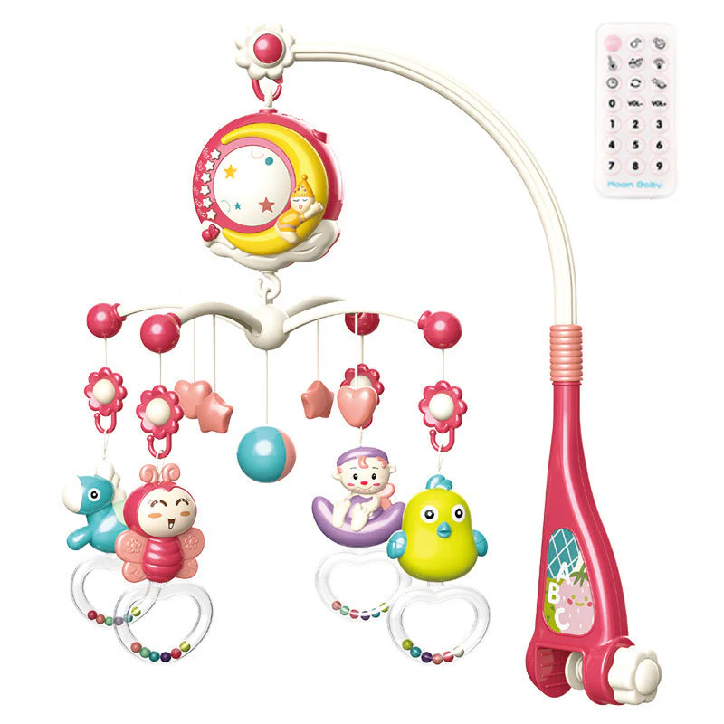 Baby Rattles Crib Mobiles Toy Holder Rotating Mobile Bed Bell Musical Box Projection Newborn Infant Baby Boy Toys - Image 12