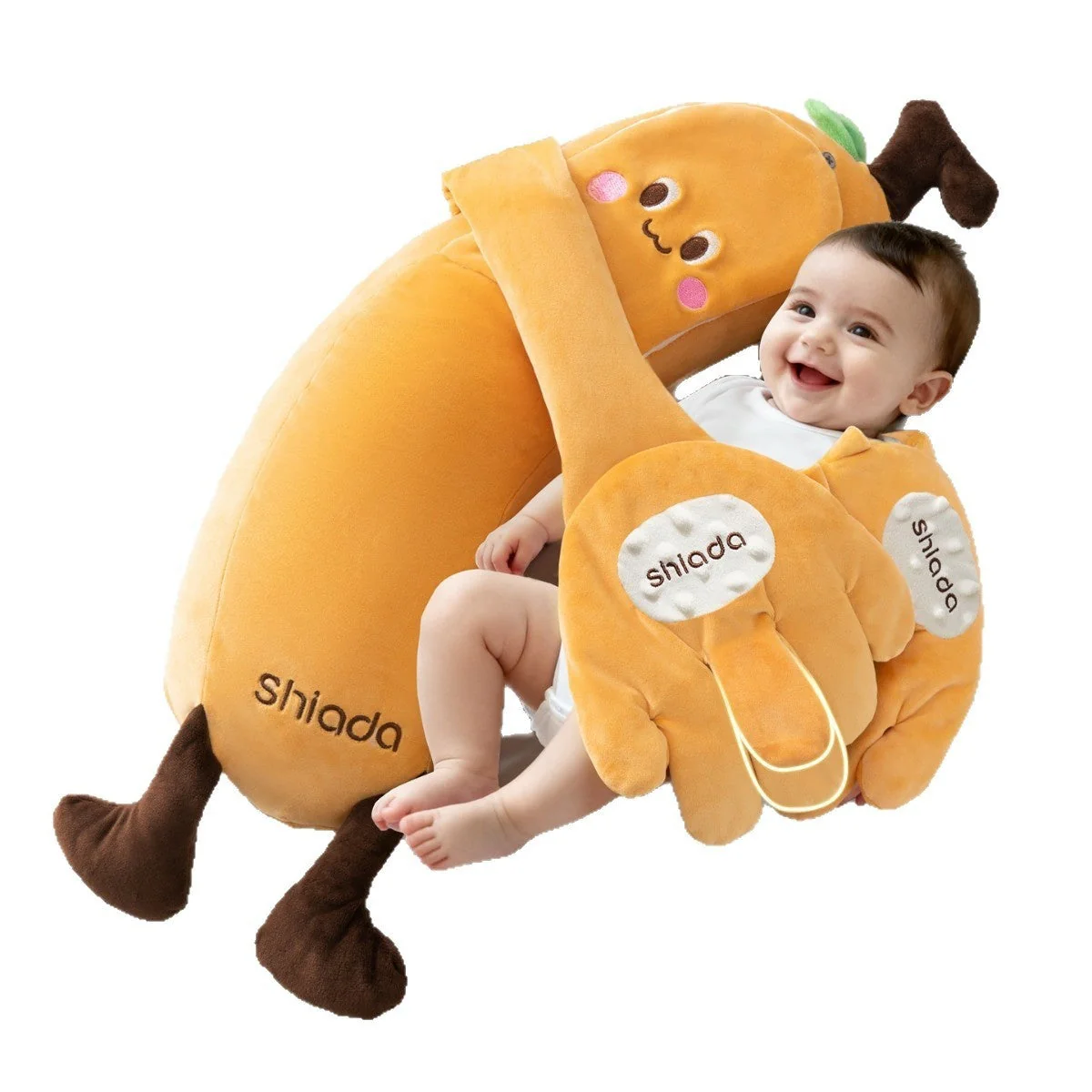Baby Soothing Hand-Shaped Patting Sleep Aid Doll Pillow - Image 4