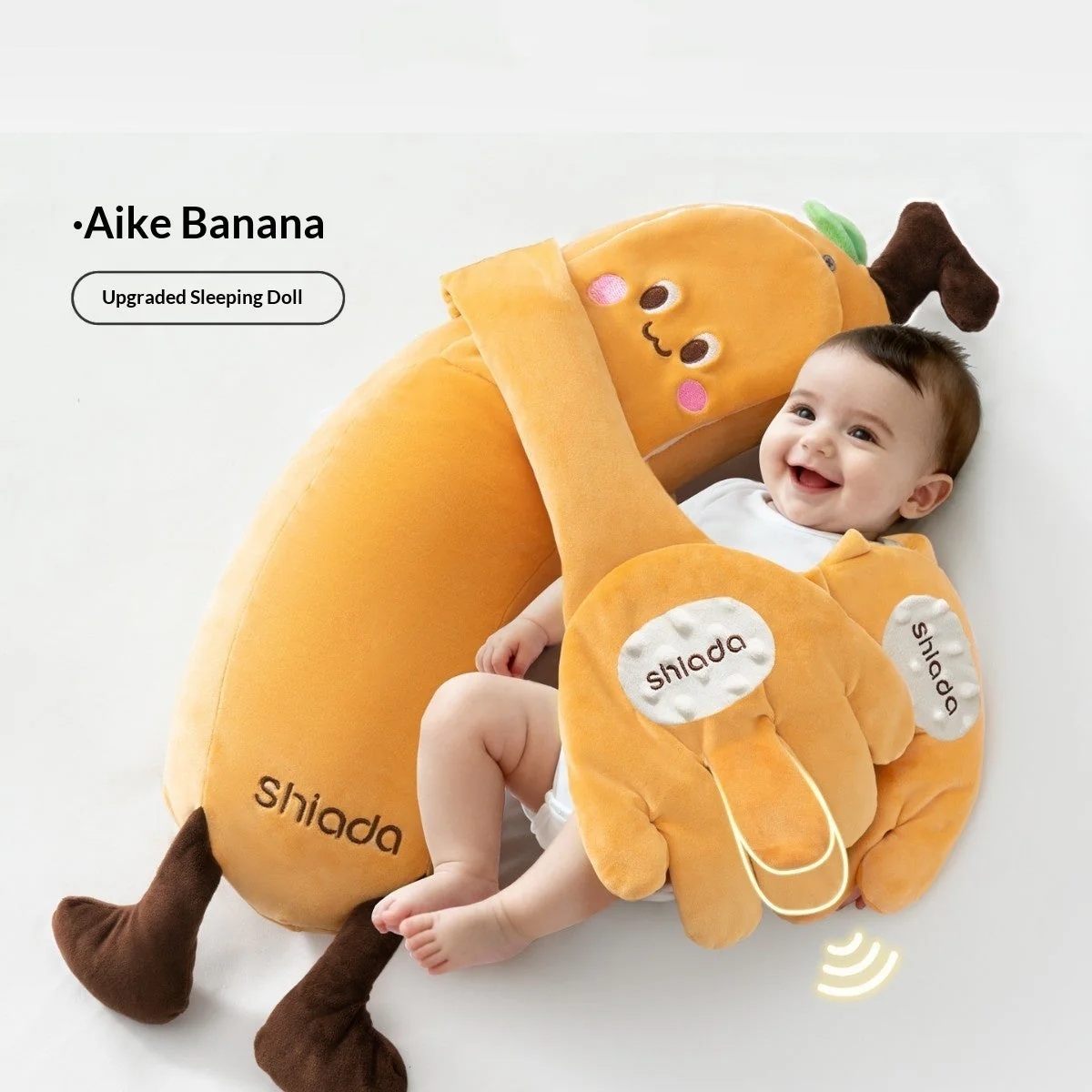 Baby Soothing Hand-Shaped Patting Sleep Aid Doll Pillow - Image 5