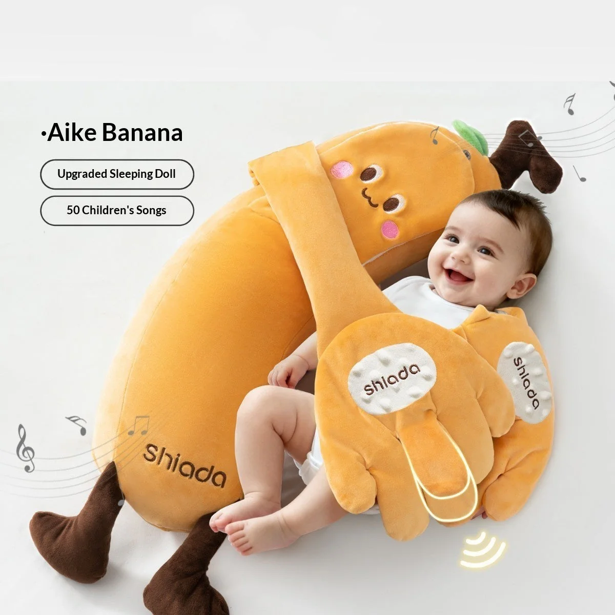 Baby Soothing Hand-Shaped Patting Sleep Aid Doll Pillow - Image 6