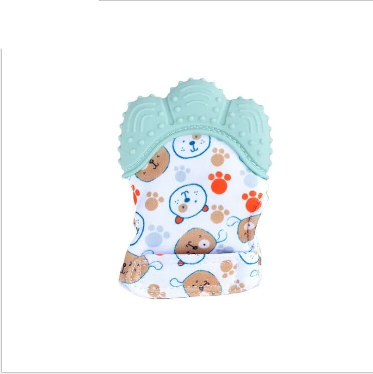 Baby teether baby anti-bite silicone molar gloves children's sound toys - Image 22