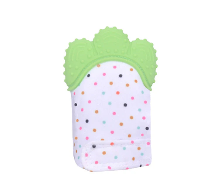 Baby teether baby anti-bite silicone molar gloves children's sound toys - Image 23