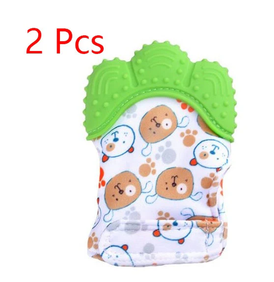 Baby teether baby anti-bite silicone molar gloves children's sound toys - Image 27