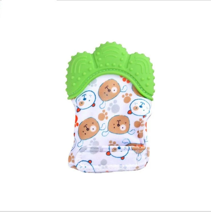 Baby teether baby anti-bite silicone molar gloves children's sound toys - Image 28