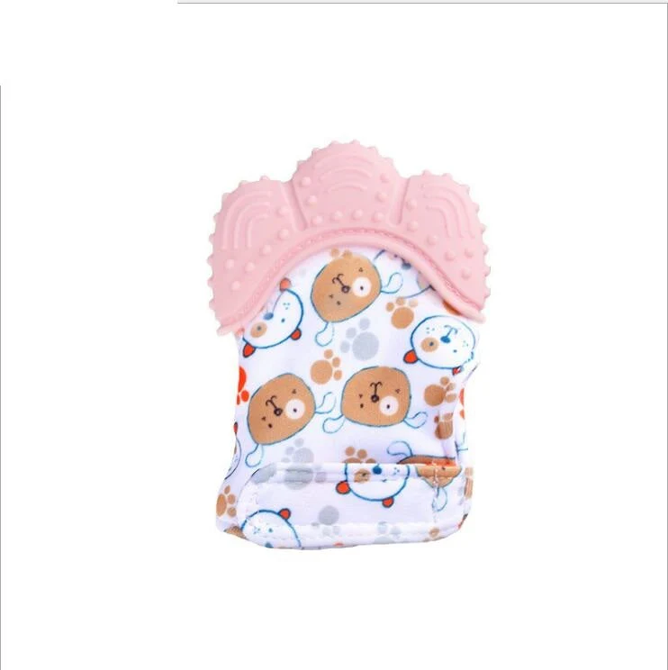 Baby teether baby anti-bite silicone molar gloves children's sound toys - Image 36