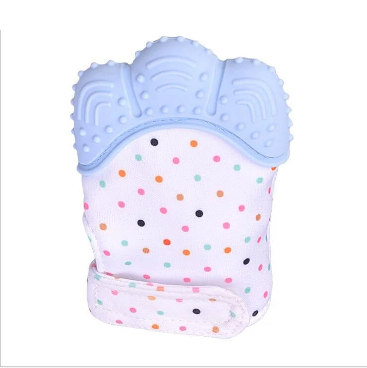 Baby teether baby anti-bite silicone molar gloves children's sound toys - Image 5