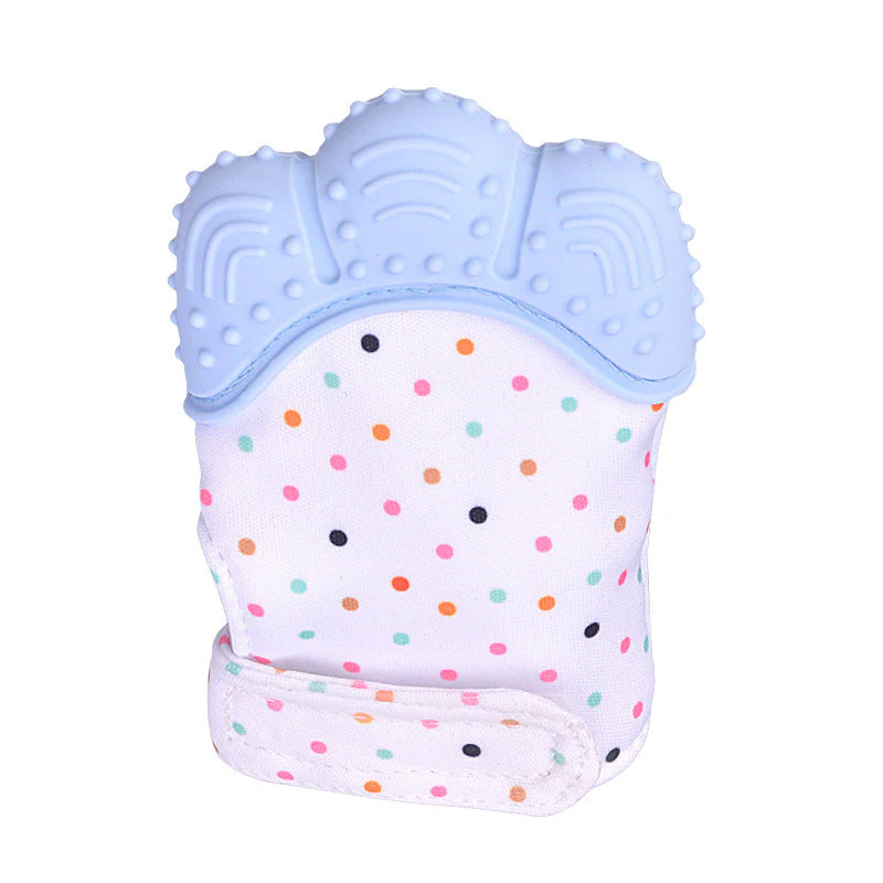 Baby teether baby anti-bite silicone molar gloves children's sound toys - Image 6