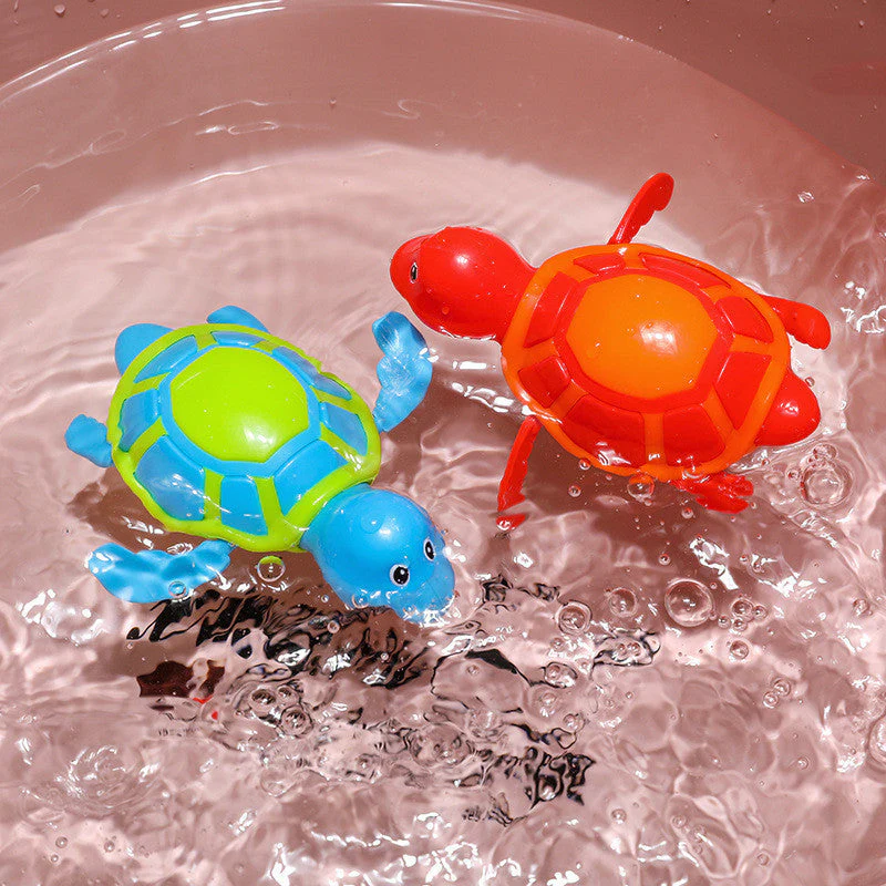 Baby Tortoise Bathroom Toys Baby Bathing In Water Swimming - Image 2