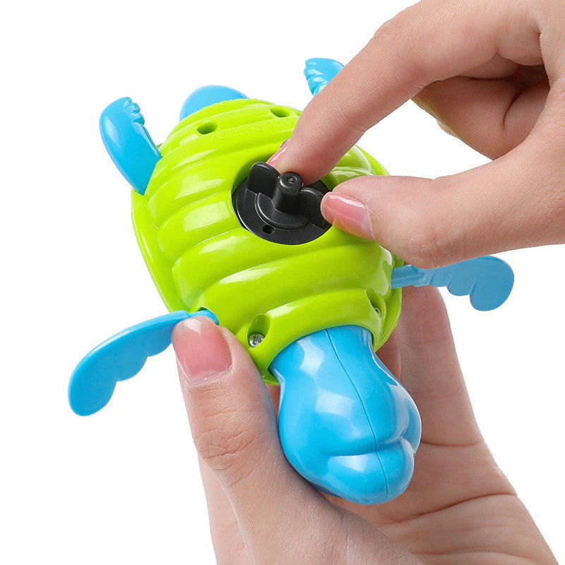 Baby Tortoise Bathroom Toys Baby Bathing In Water Swimming - Image 4