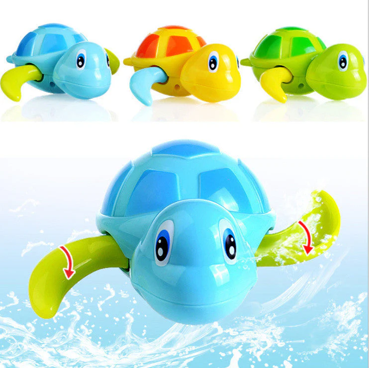 Baby Tortoise Bathroom Toys Baby Bathing In Water Swimming - Image 6
