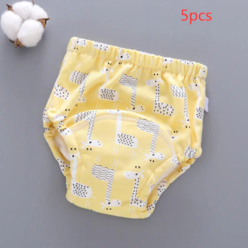 Baby Training Pants Washable 6-layer Gauze Diaper Cover - Image 12
