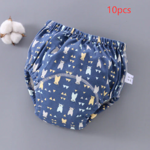 Baby Training Pants Washable 6-layer Gauze Diaper Cover - Image 15