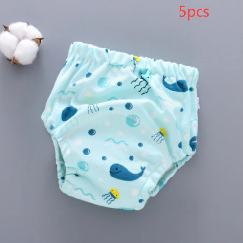 Baby Training Pants Washable 6-layer Gauze Diaper Cover - Image 22
