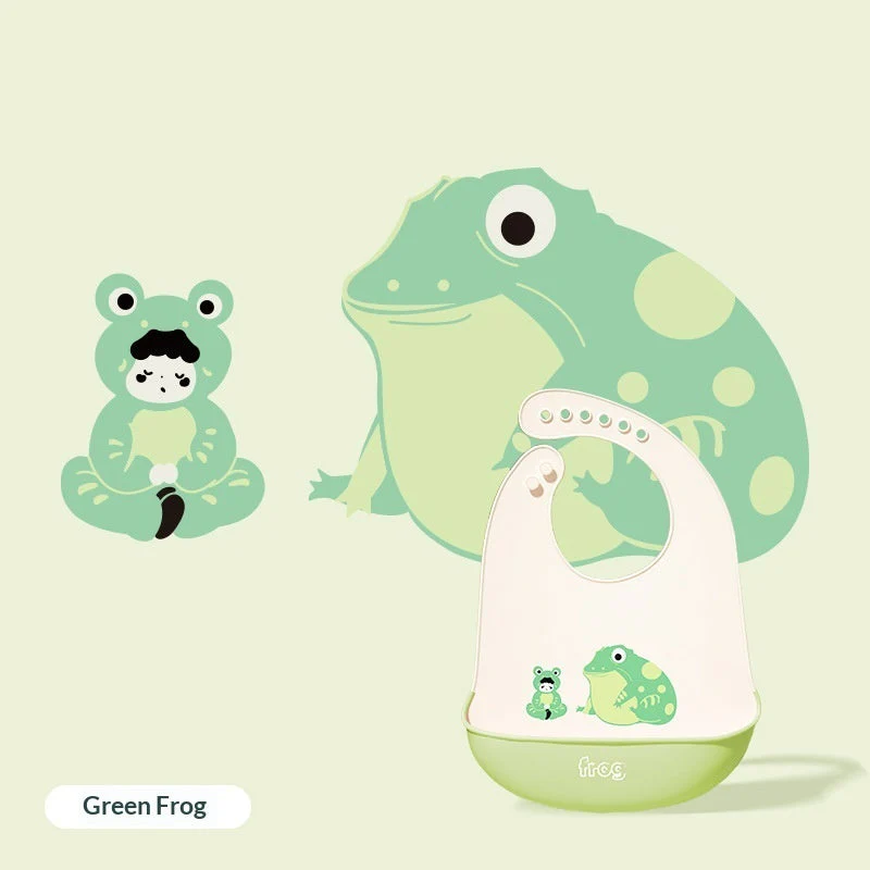Baby Waterproof And Stain-resistant Food-grade Silicone Bib - Image 13