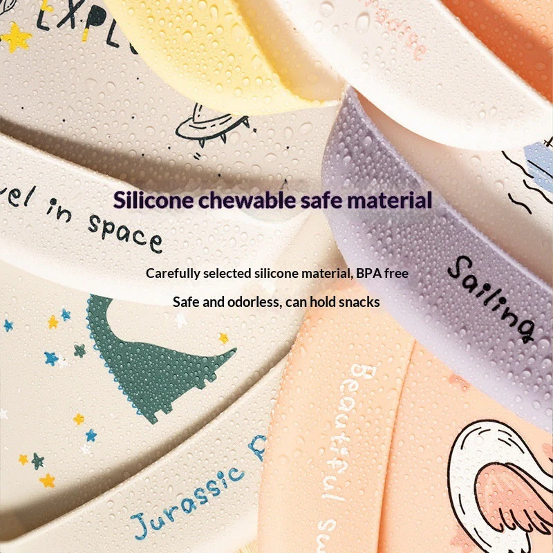 Baby Waterproof And Stain-resistant Food-grade Silicone Bib - Image 2