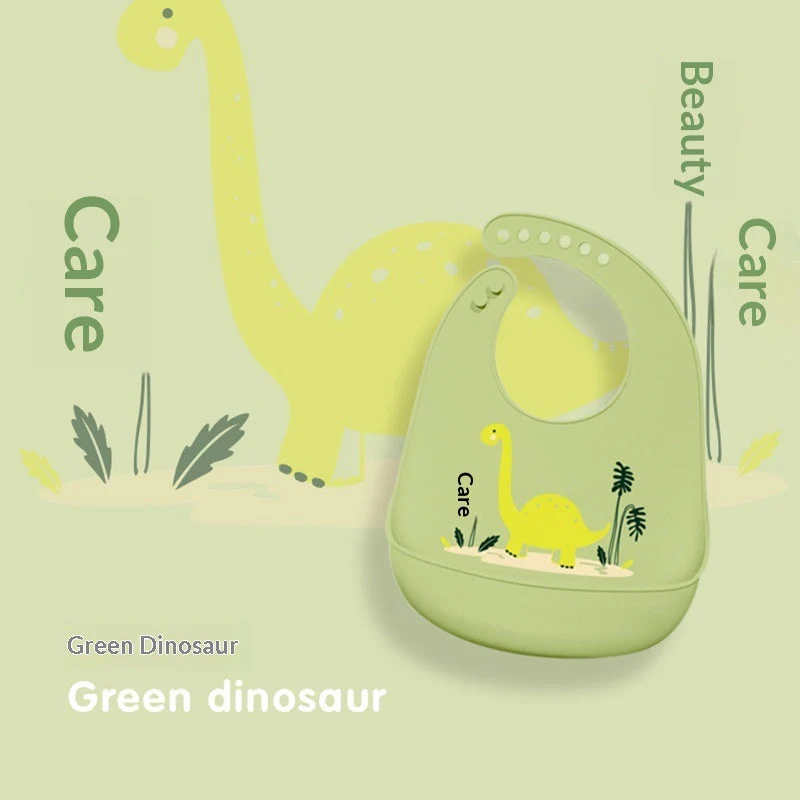 Baby Waterproof And Stain-resistant Food-grade Silicone Bib - Image 20