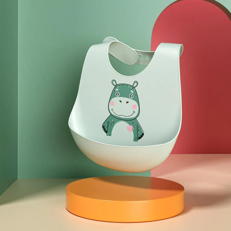 Baby Waterproof And Stain-resistant Food-grade Silicone Bib - Image 22