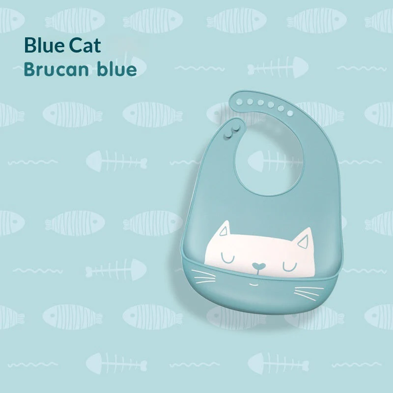 Baby Waterproof And Stain-resistant Food-grade Silicone Bib - Image 26