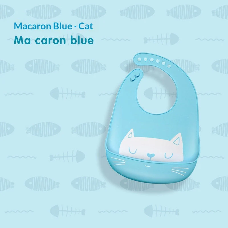 Baby Waterproof And Stain-resistant Food-grade Silicone Bib - Image 28