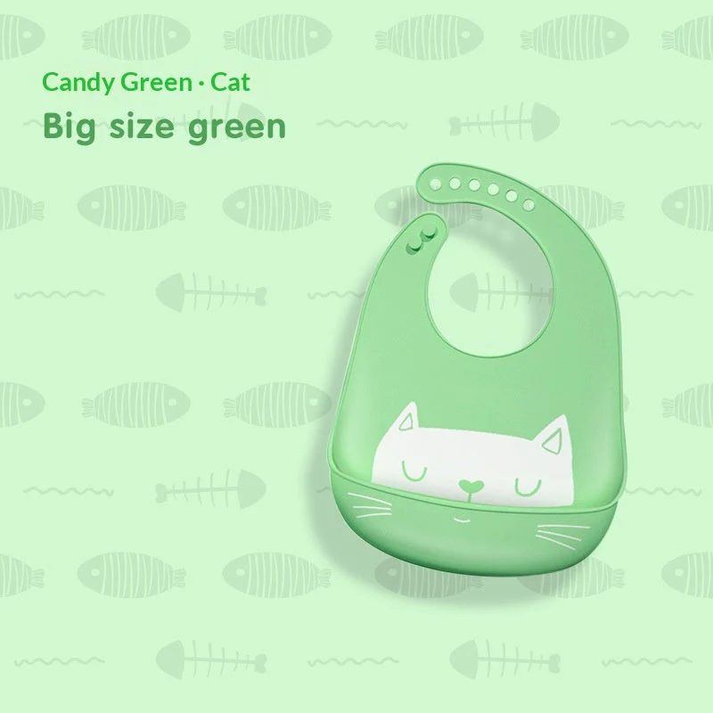 Baby Waterproof And Stain-resistant Food-grade Silicone Bib - Image 29
