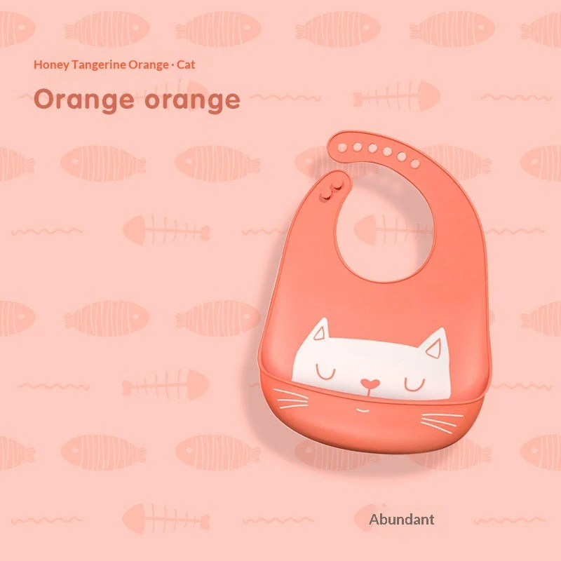 Baby Waterproof And Stain-resistant Food-grade Silicone Bib - Image 30